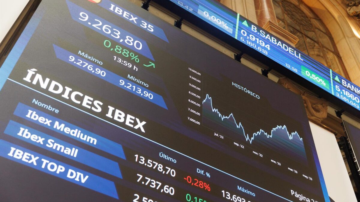 El Ibex cae un 0 3 en la media sesión pero aguanta los 9 200 puntos