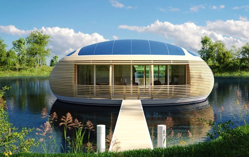 Waternest: la casa flotante de auténtico lujo ecológico