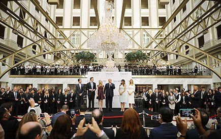 Así es el extravagante nuevo hotel de Donald Trump