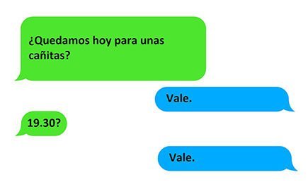 Usar punto al final de un mensaje es de ser borde