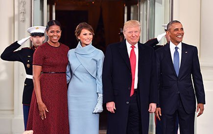 Melania Trump está de moda, pero sigue a la sombre de Michelle Obama