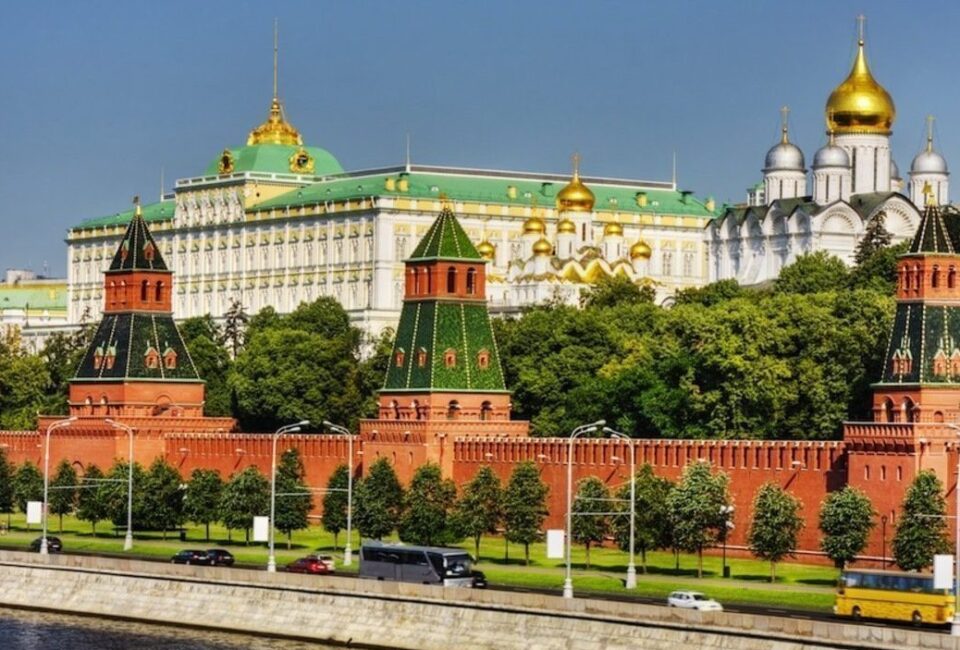 Gran Palacio del Kremlin, residencia oficial del presidente de Rusia, Vladimir Putin.