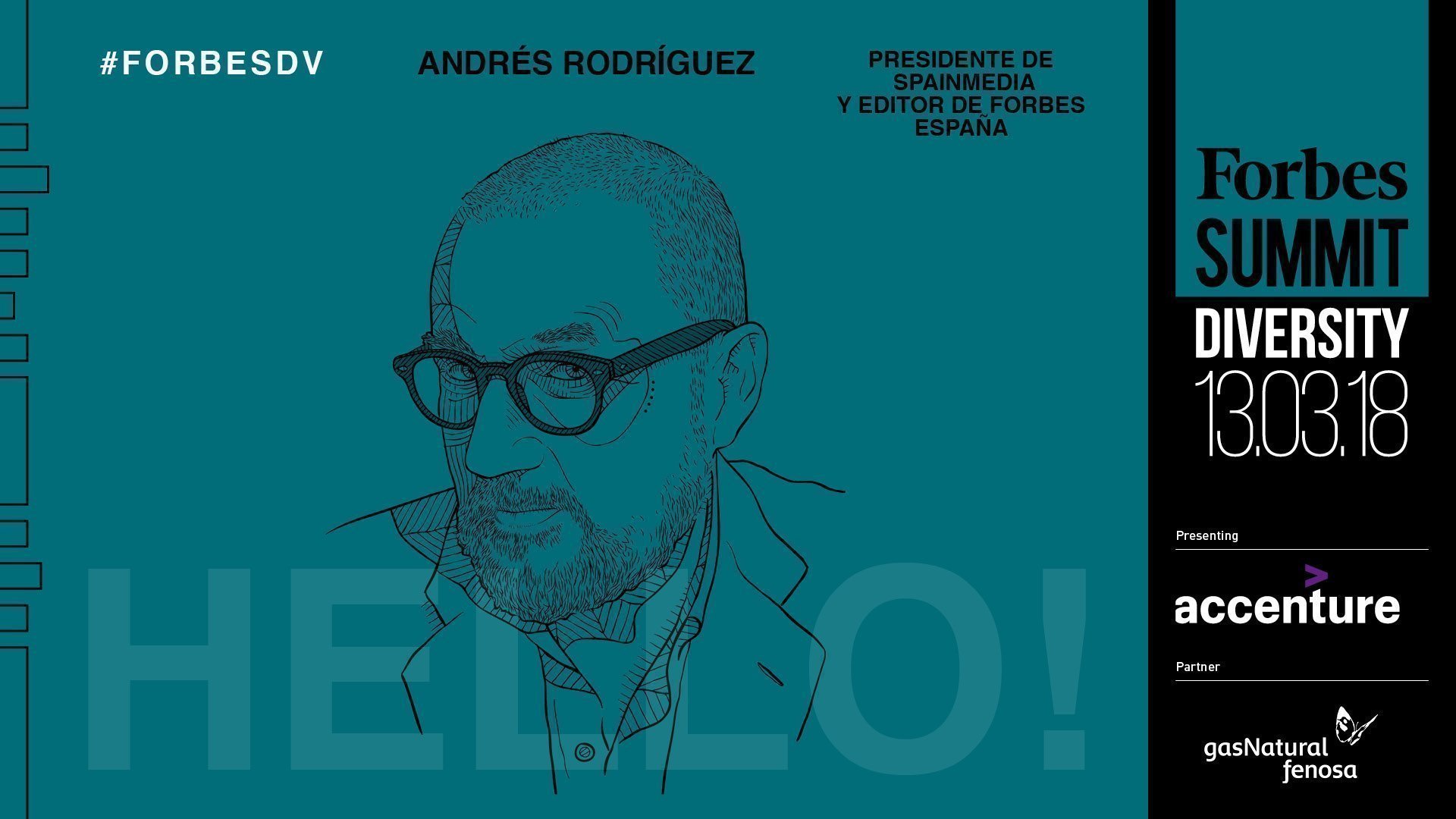 Presentación a cargo de Andrés Rodríguez