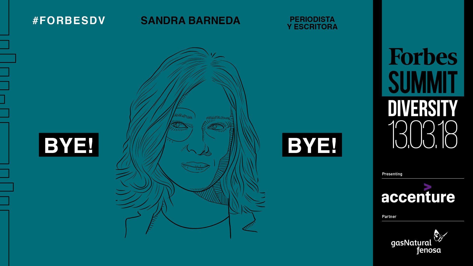 Clausura a cargo de Sandra Barneda