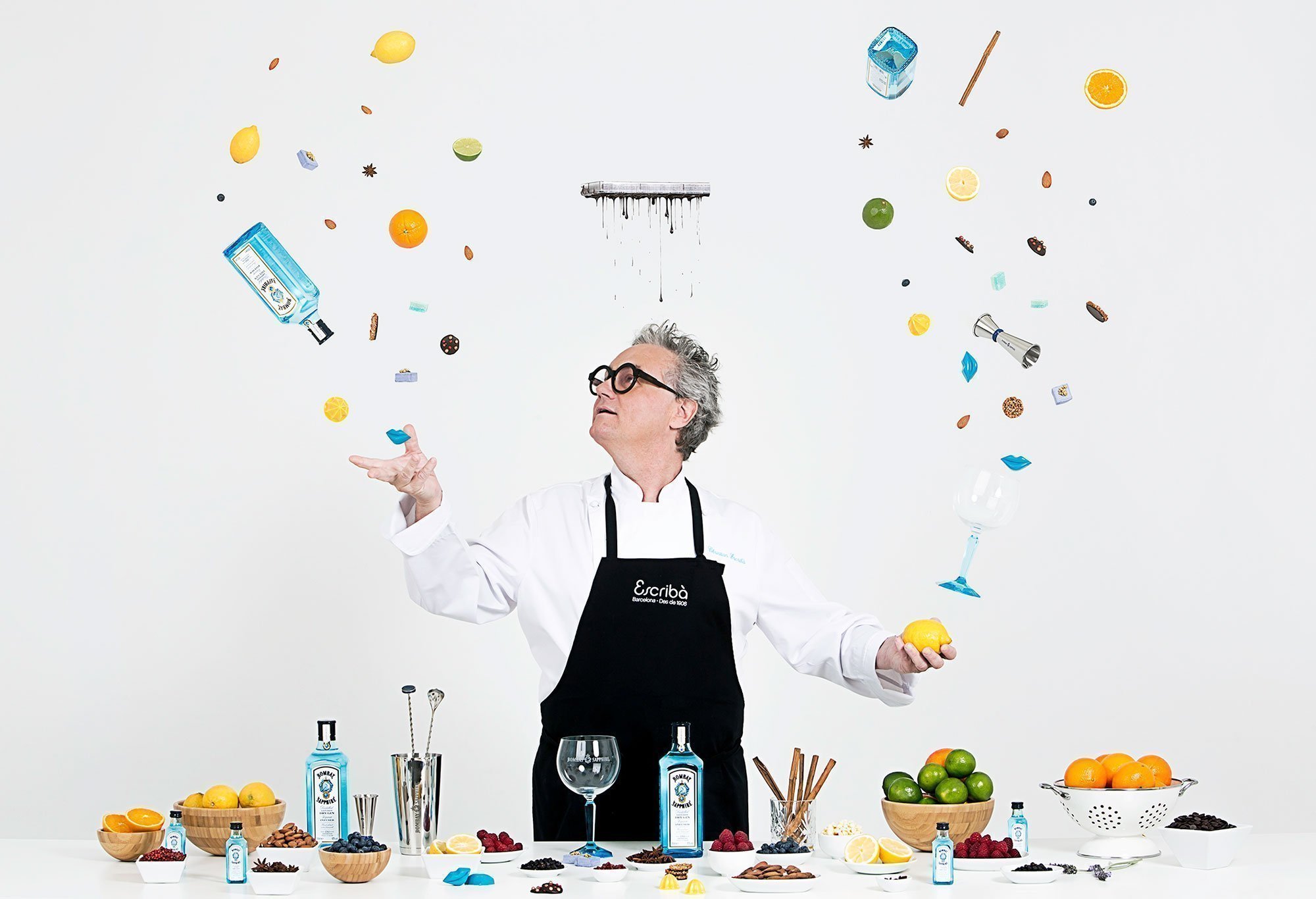 Bombay Sapphire Essences, la línea repostera de Christian Escribà inspirada en los sabores de la mejor ginebra