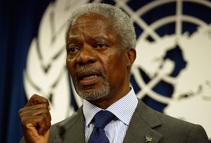 Kofi Annan en 10 ilustres frases