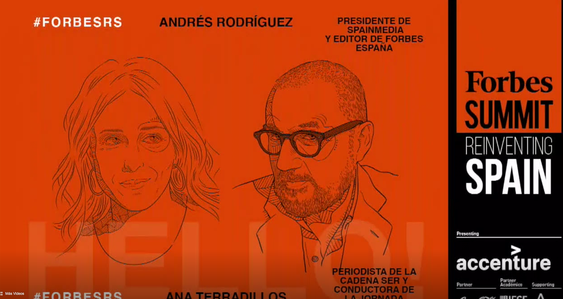 #ForbesRS: Bienvenida a cargo de Ana Terradillos, conductora de la jornada y Andrés Rodríguez​, director de Forbes.