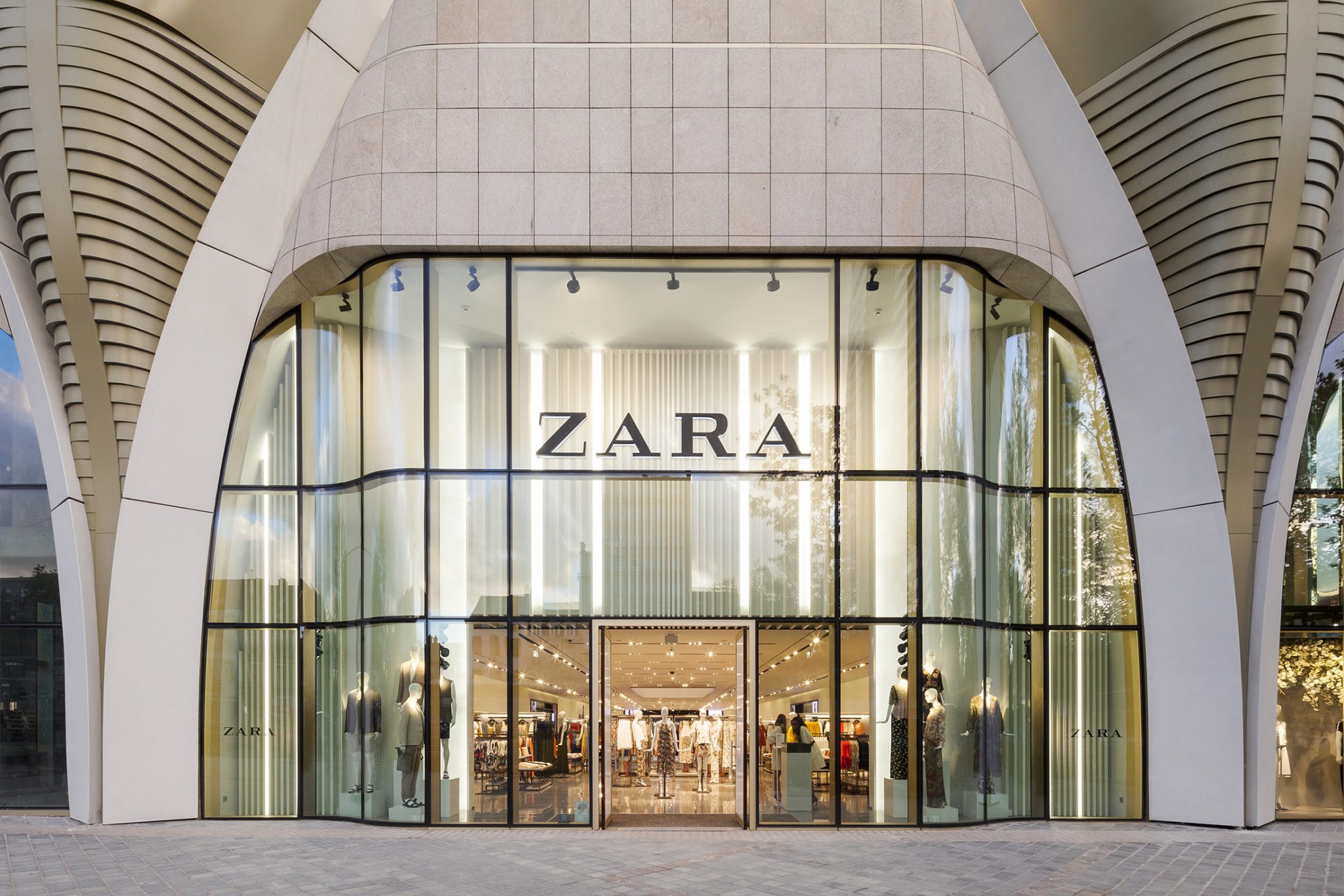 Imagen de una tienda de Zara en Bruselas.