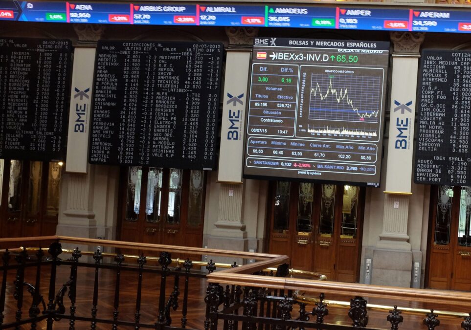 Imagen de archivo de la Bolsa de Madrid.