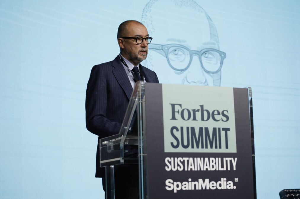 Andrés Rodríguez, presidente, editor y director de Forbes España, durante su intervención en Forbes Summit Sustainability 2020