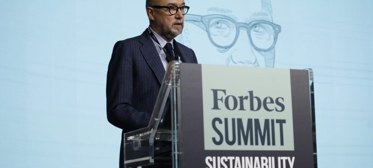 Andrés Rodríguez, presidente, editor y director de Forbes España, durante su intervención en Forbes Summit Sustainability 2020