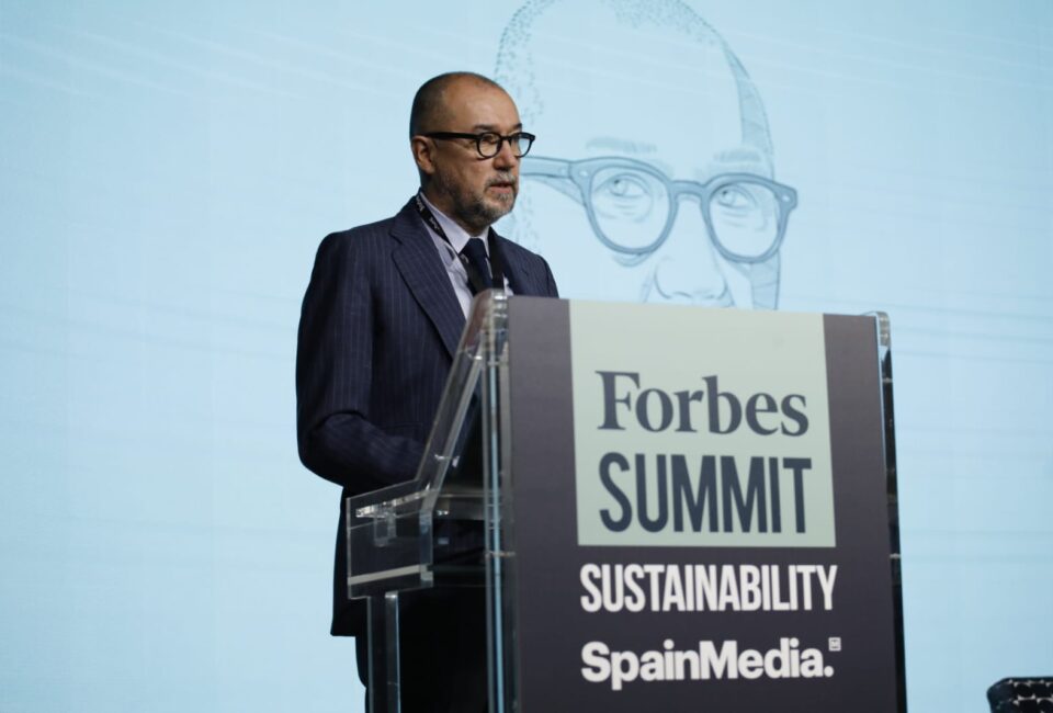 Andrés Rodríguez, presidente, editor y director de Forbes España, durante su intervención en Forbes Summit Sustainability 2020