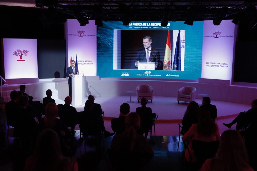 Su Majestad el Rey Felipe VI inaugura el XXIII Congreso Nacional de la Empresa Familiar