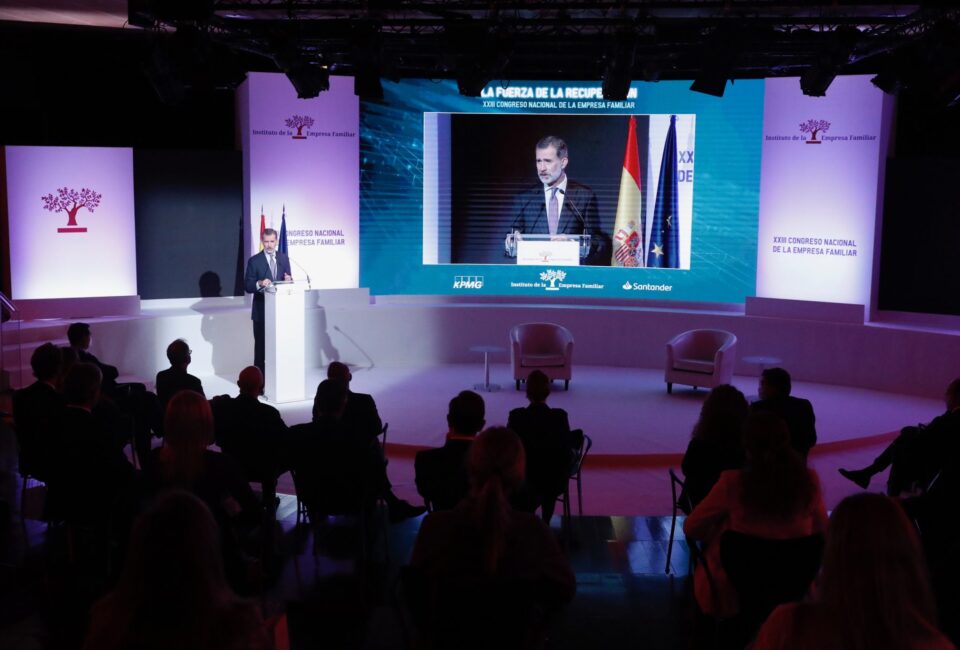 Su Majestad el Rey Felipe VI inaugura el XXIII Congreso Nacional de la Empresa Familiar