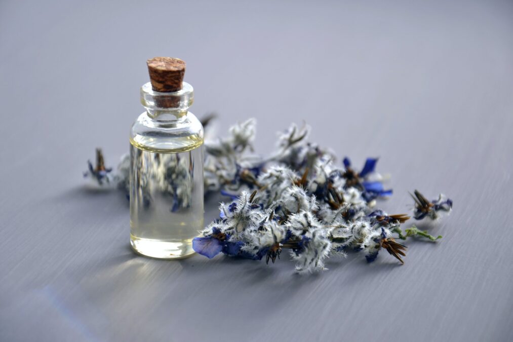 Perfume y flores