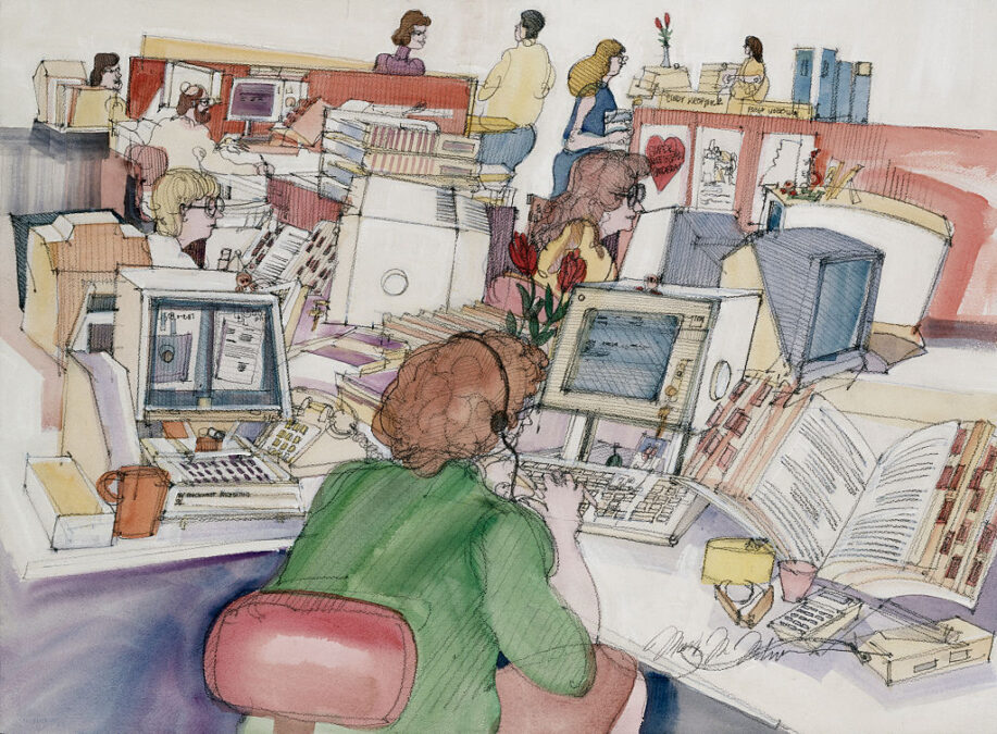 Centro de Servicio por Mark McMahon. Foto: Franklin McMahon/CORBIS/Corbis via Getty Images