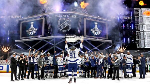 Los Tampa Bay Lightning ganaron la Copa Stanley a finales de septiembre. Foto: NHL.com