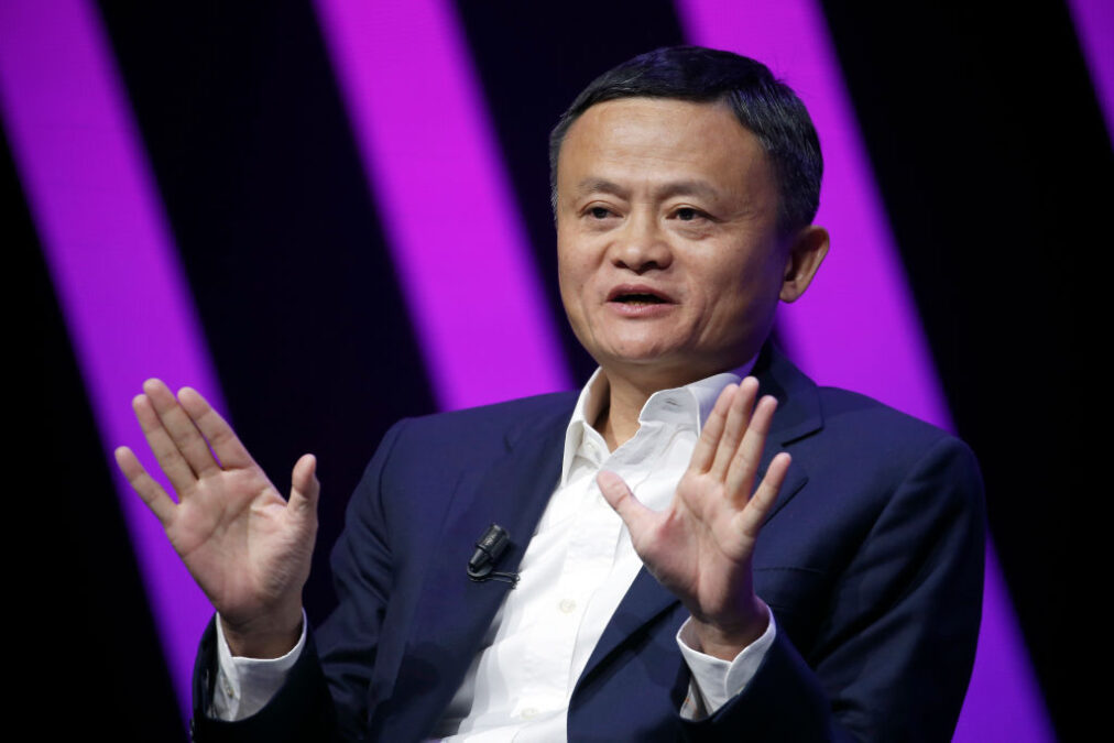 Jack Ma pronuncia un discurso a los participantes durante la 4ª edición de la feria Viva Technology en el Parc des Expositions Porte de Versailles el 16 de mayo de 2019 en París, Francia. Foto: Chesnot (Getty Images)