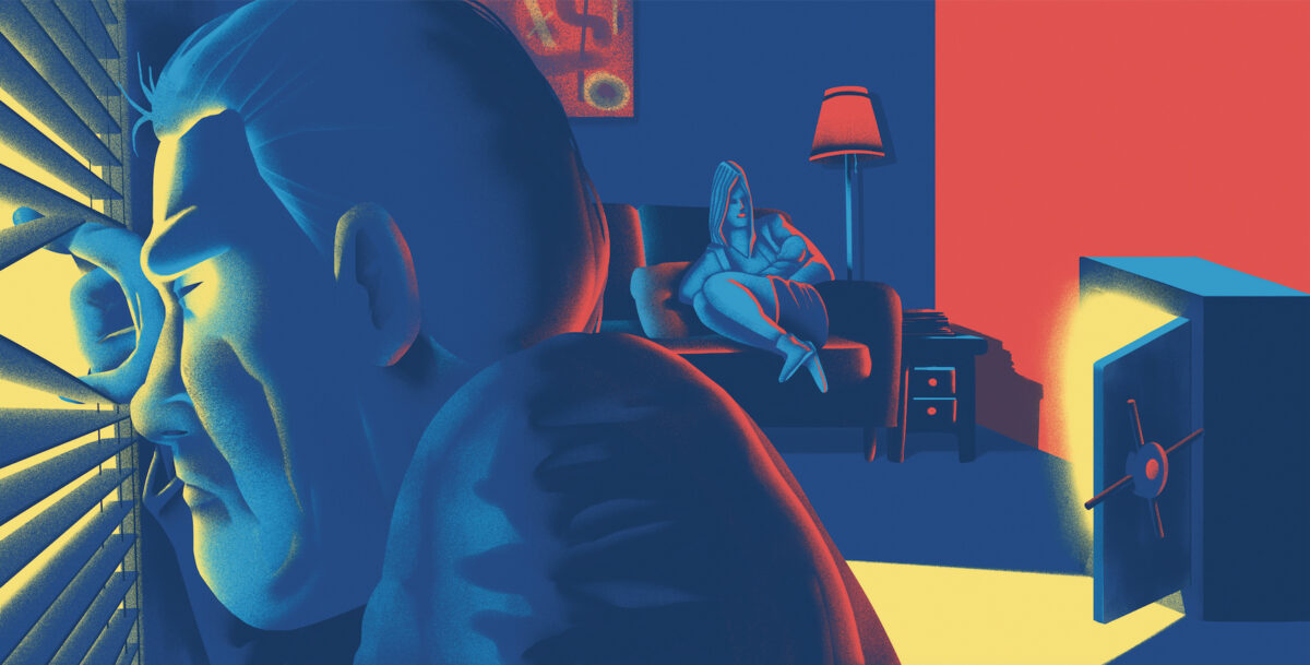 Confinamiento. Ahorro. Ilustración: César Tezeta