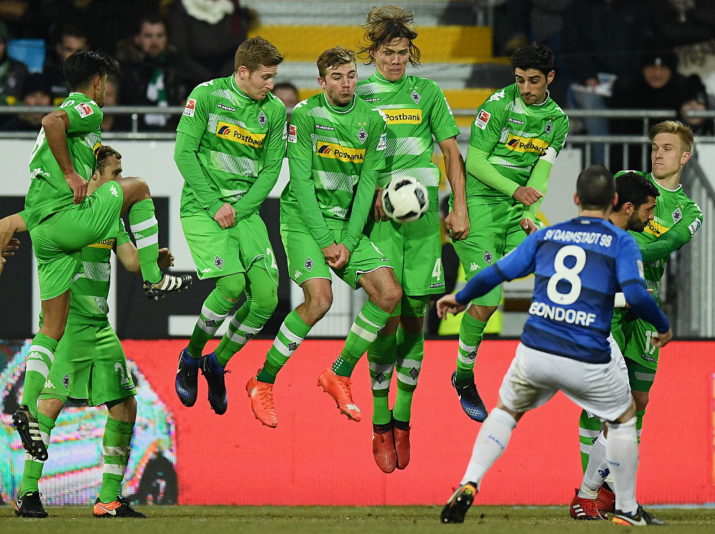 Partido de la Bundesliga entre el SV Darmstadt 98 y el Borussia Moenchengladbach en el Stadion am Boellenfalltor el 21 de enero de 2017 en Darmstadt (Alemania). Foto: Hangst/Bongarts (Getty Images)