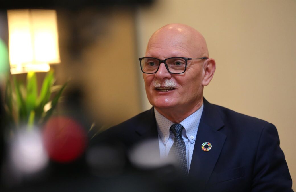 El principal responsable de la organización del Mobile World Congress de Barcelona, John Hoffman. (EP)