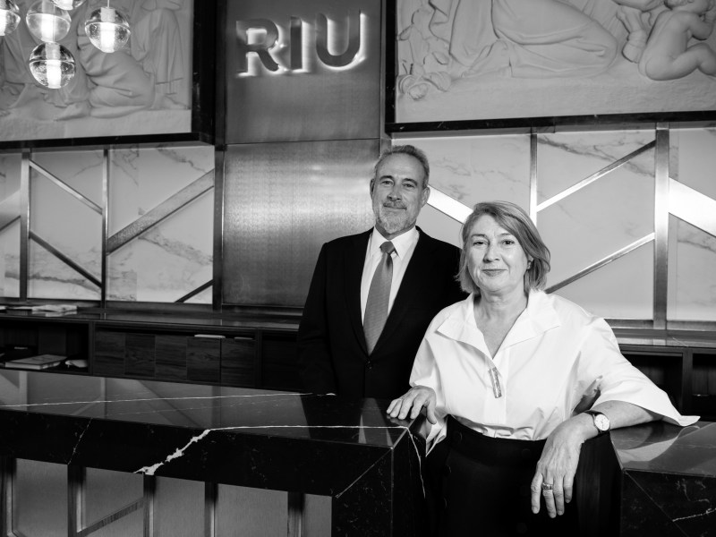 Carmen y Luis Riu, consejeros delegados de RIU Hotels & Resorts