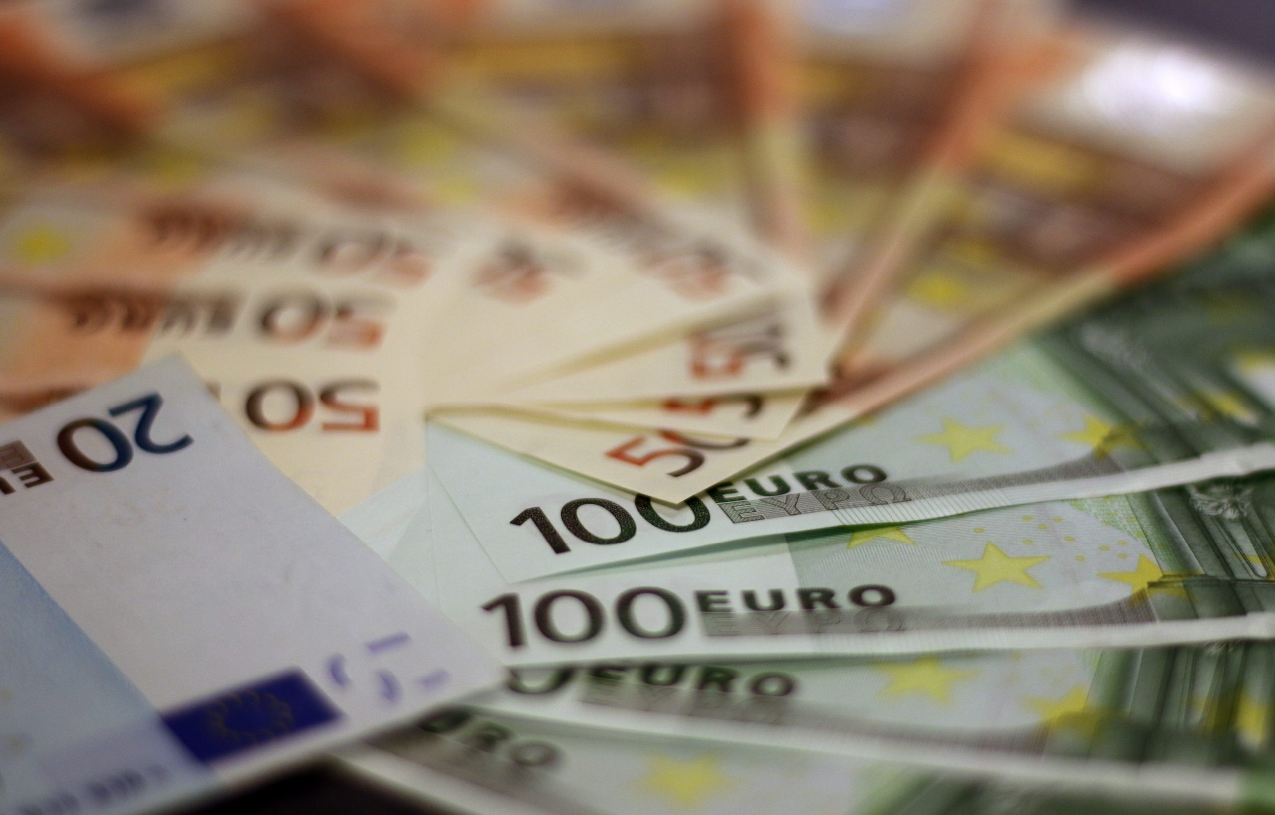 Dinero. Euros. Foto: Pexels