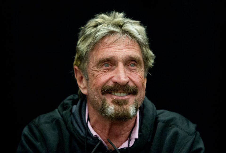 John McAfee, de 75 años, creador del famoso antivirus informático homónimo. Foto: LiPo Ching/MediaNews Group/The Mercury News (Getty Images)