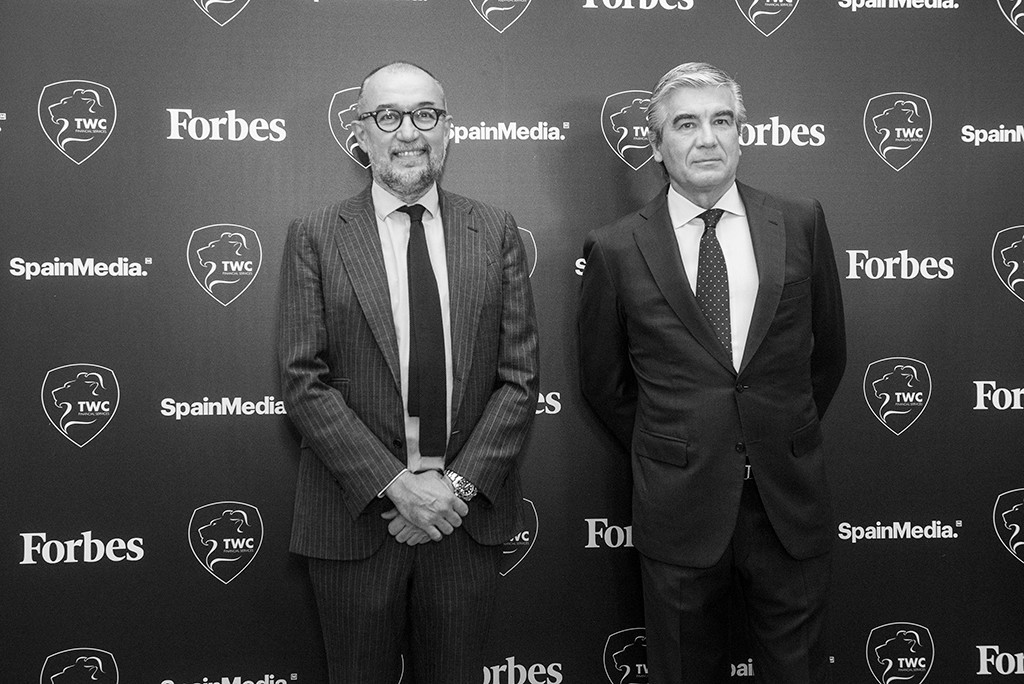 Andrés Rodríguez, Presidente y Editor de Forbes España, y Rancisco Reynés, Presidente y CEO de Naturgy. Foto: Luis Camacho