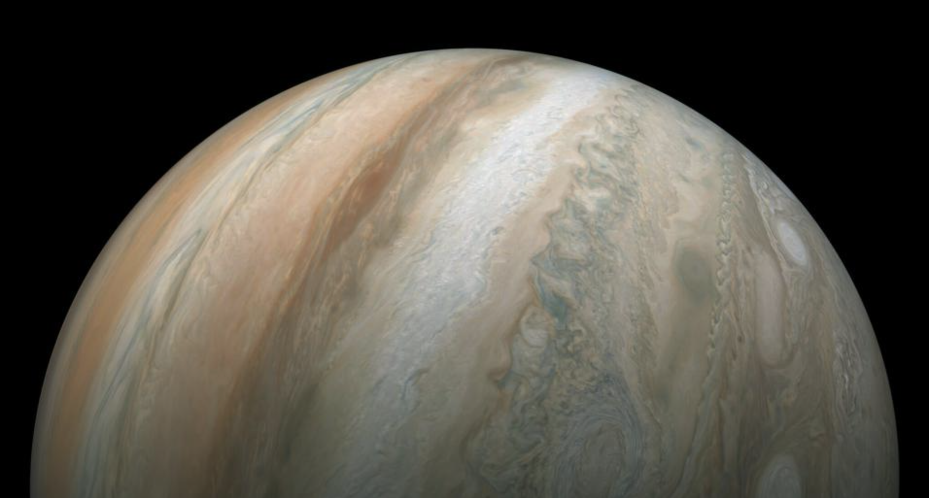 Las espectaculares imágenes de Júpiter hechas por la misión Juno de la NASA