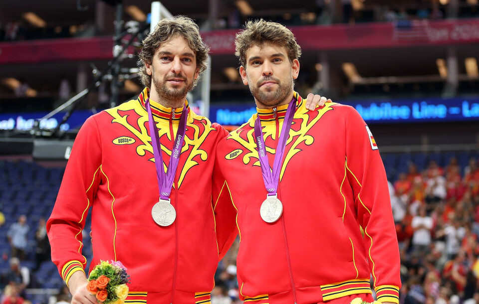 Los hermanos Pau y Marc Gasol. Foto: COE