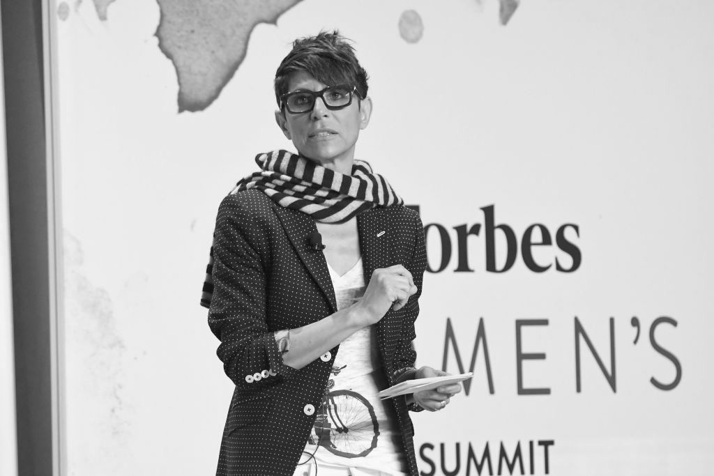 La chef Dominique Crenn durante su intervención en el Forbes Women's Summit 2017 celebrado en Nueva York (Estados Unidos). Foto: Gary Gershoff/WireImage (Getty Images)
