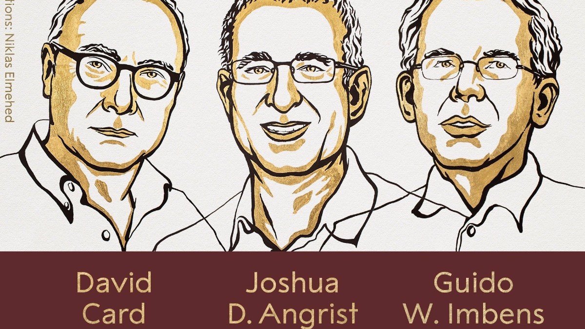 David Card, Joshua Angrist y Guido Imbens, galardonados con el Premio Nobel de Economía 2021