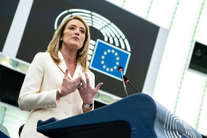 Siete cosas a favor y una en contra de Roberta Metsola, la nueva presidenta del Parlamento Europeo