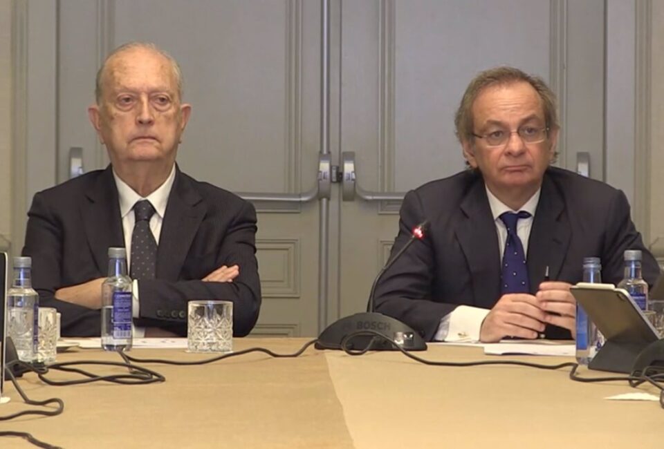 El presidente de Colonial, Juan José Bruguera, y el consejero delegado, Pere Viñolas. (Foto: EP)