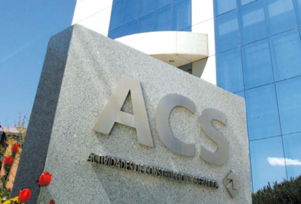 ACS gana 123 millones de euros diarios en nuevos proyectos, el 44% en infraestructuras de nueva generación