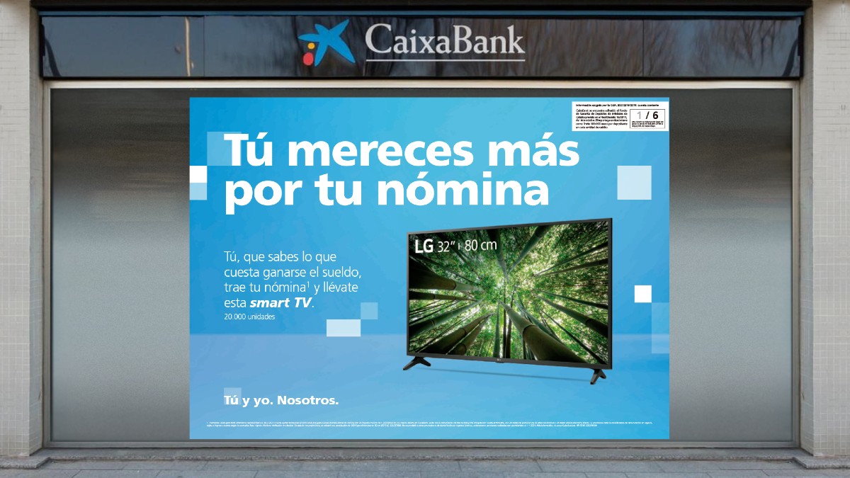 CaixaBank pagará el 5% a los clientes que domicilien sus nóminas de más de 2.500 euros