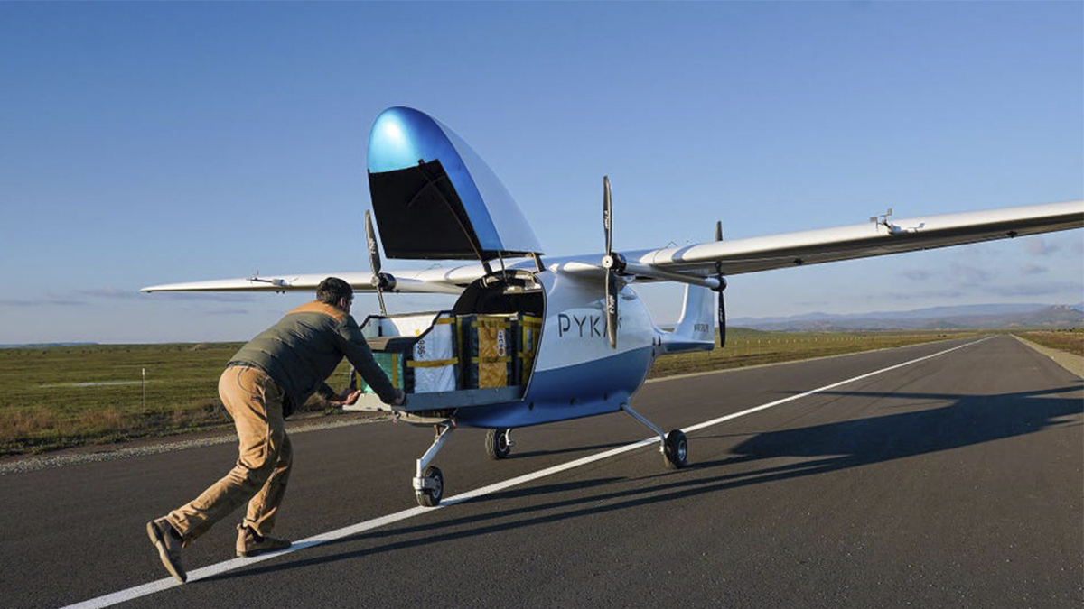 Este avión de carga eléctrico robotizado podría cambiar el transporte marítimo