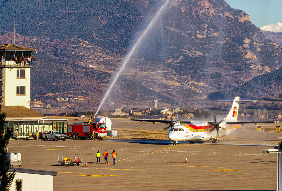 La aviación comercial en Andorra despega… fuera de su territorio