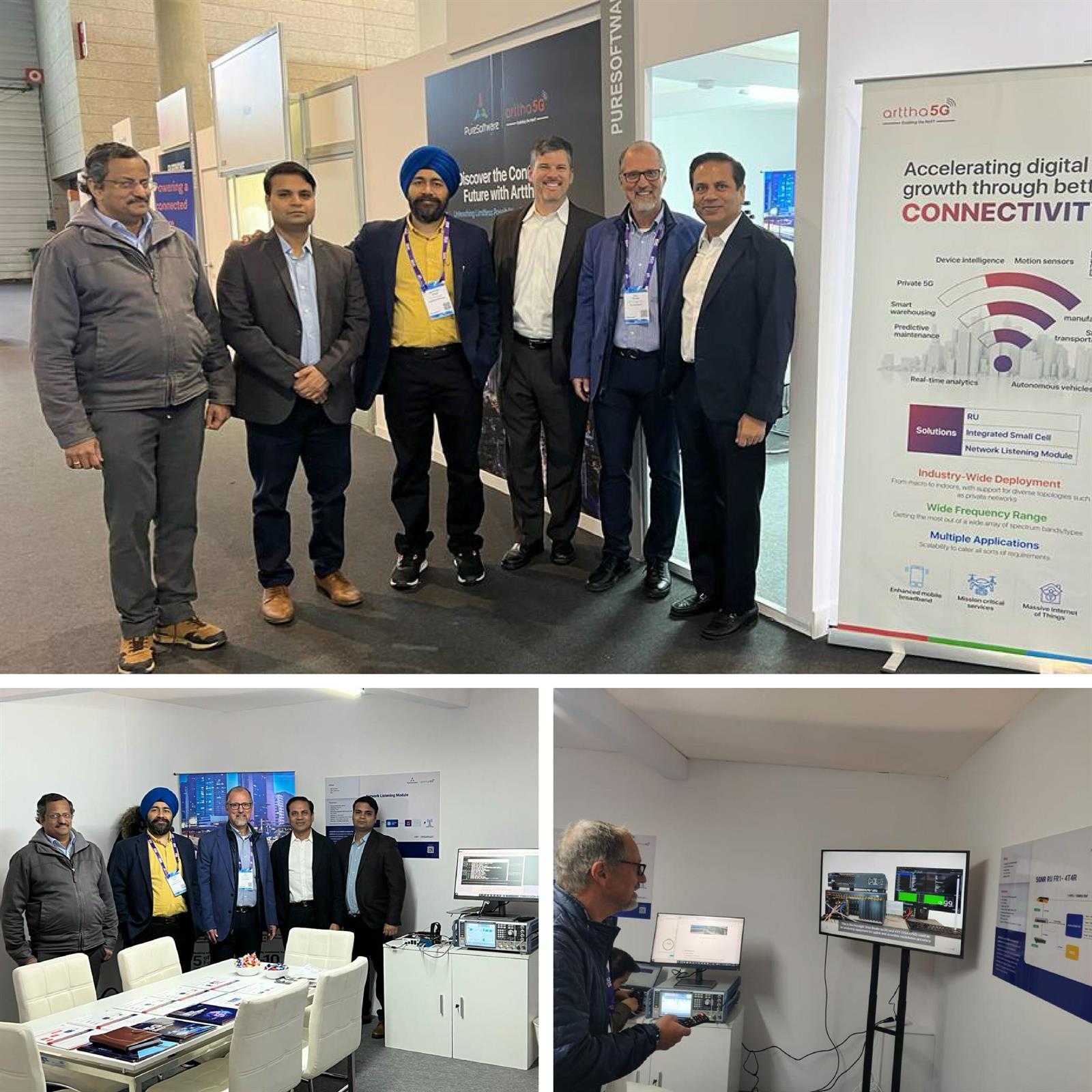 PureSoftware presenta el Network Listening Module 5G en el Mobile World Congress 2023