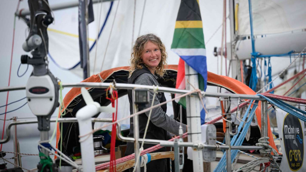 Kirsten Neuschäfer, primera mujer en ganar la Golden Globe Race