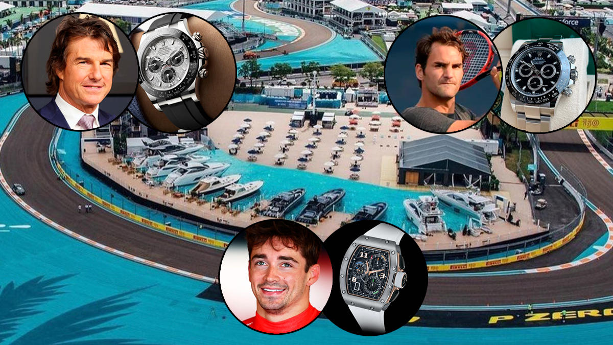 Estos son los relojes que los famosos lucen en el Gran Premio de Miami F1 2023