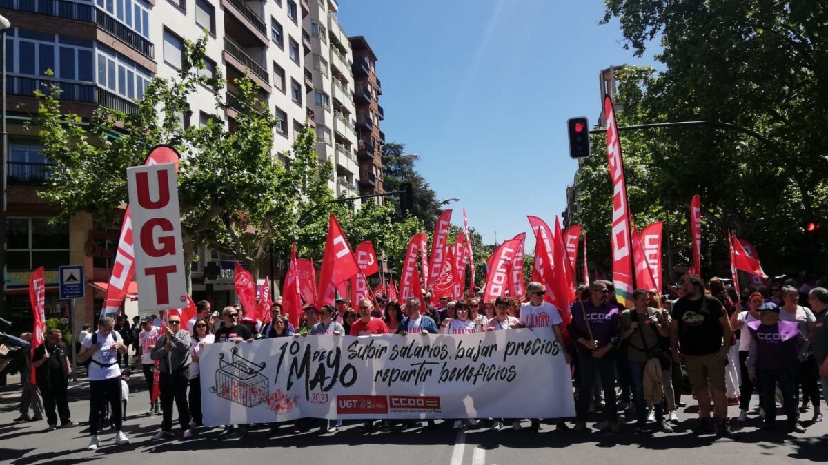 UGT y CCOO reclaman en Logroño mejoras de salarios a la patronal o ...