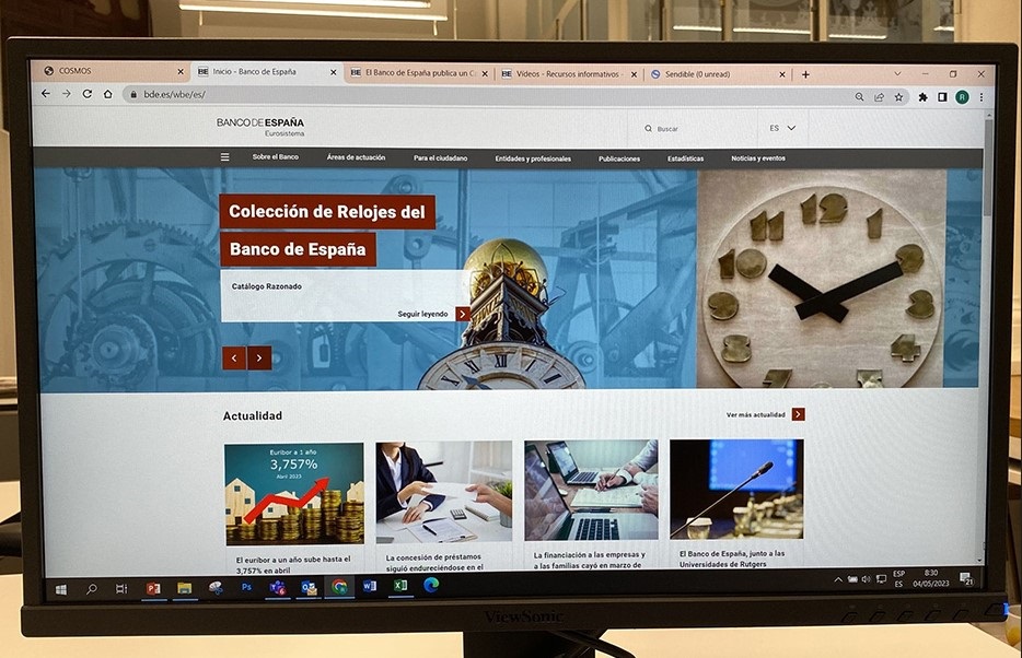 El Banco de España estrena nueva página web