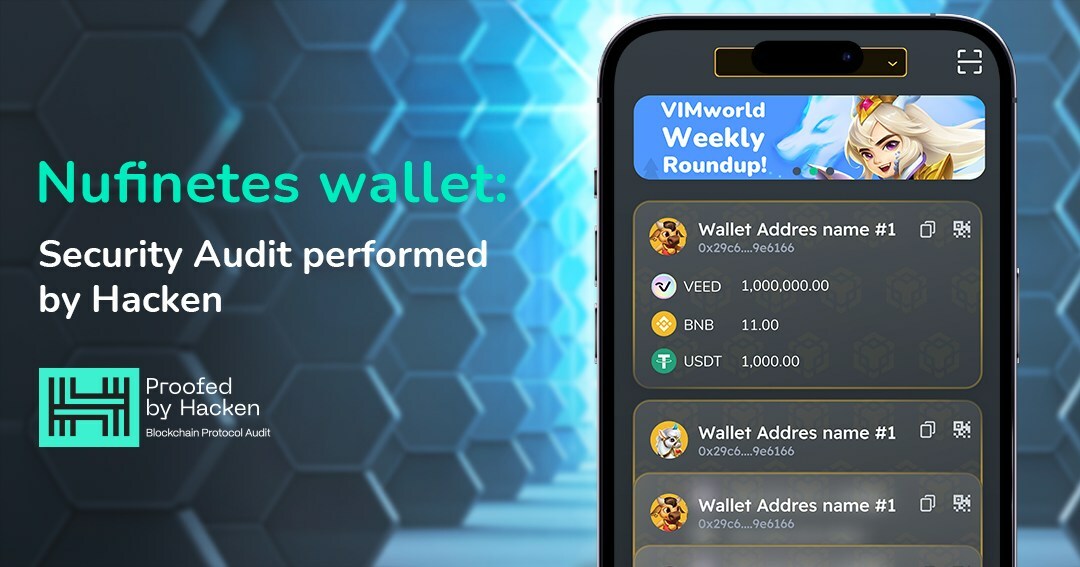 Nufinetes Digital Wallet App certificado por Hacken Security Audit ...