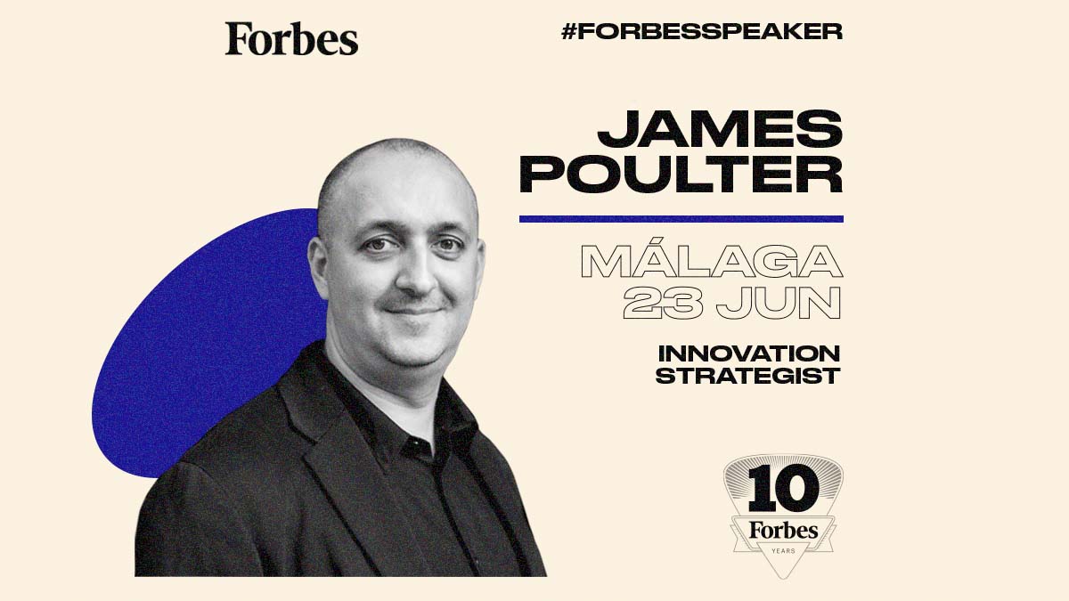 Forbes Master Class Málaga contará con James “JP” Poulter para hablar sobre ciberseguridad, tecnología e innovación
