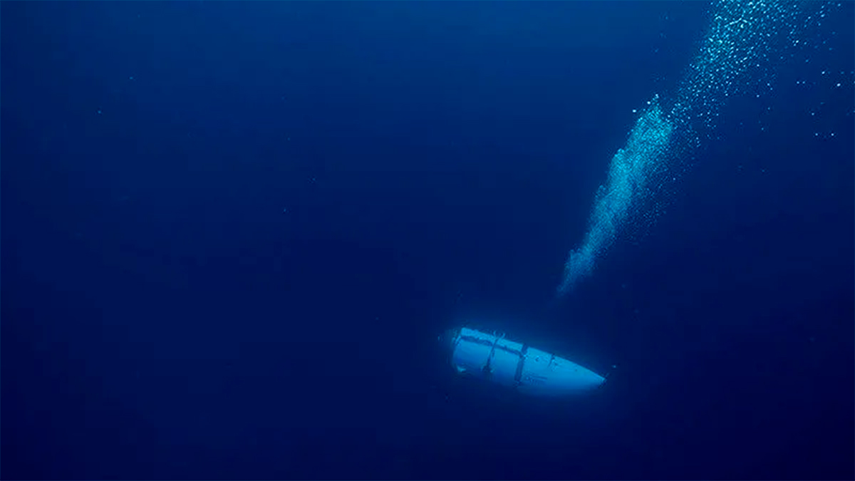 Un avión de vigilancia marítima canadiense detecta «ruidos submarinos» en la zona de búsqueda del submarino del Titanic