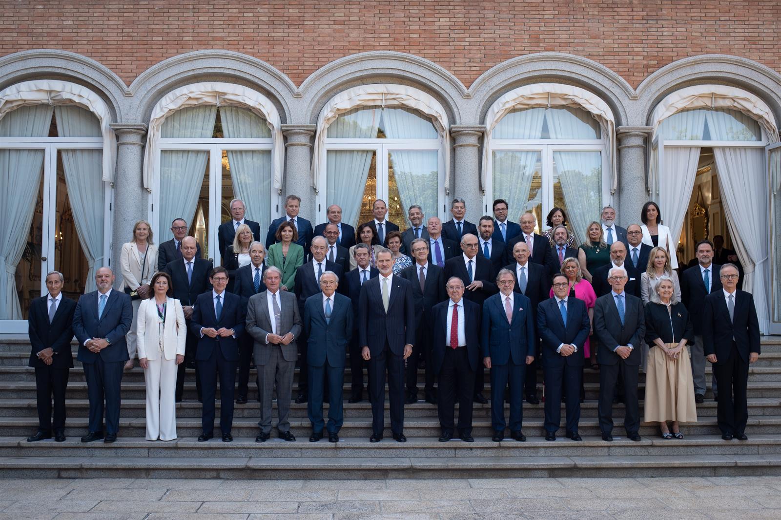 Felipe VI recibe en audiencia al Patronato, Senado y Consejo Directivo de la Fundación Cede