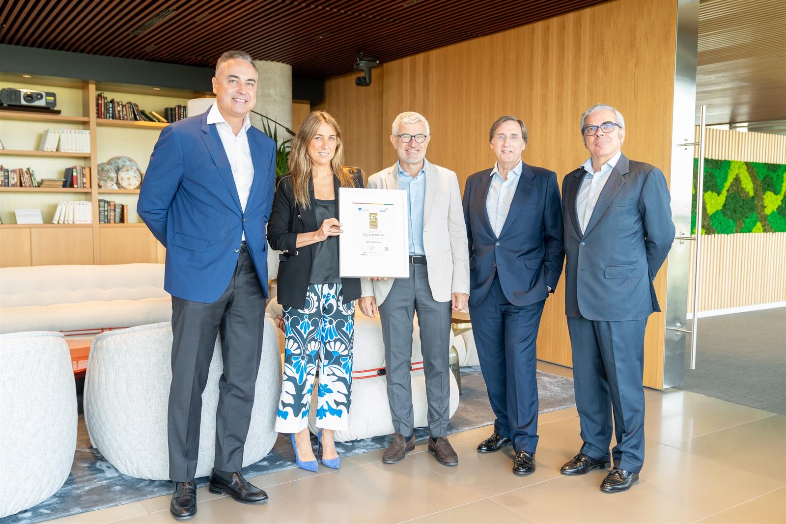 Santander España obtiene el Sello Oro a la Excelencia Europea EFQM 600+