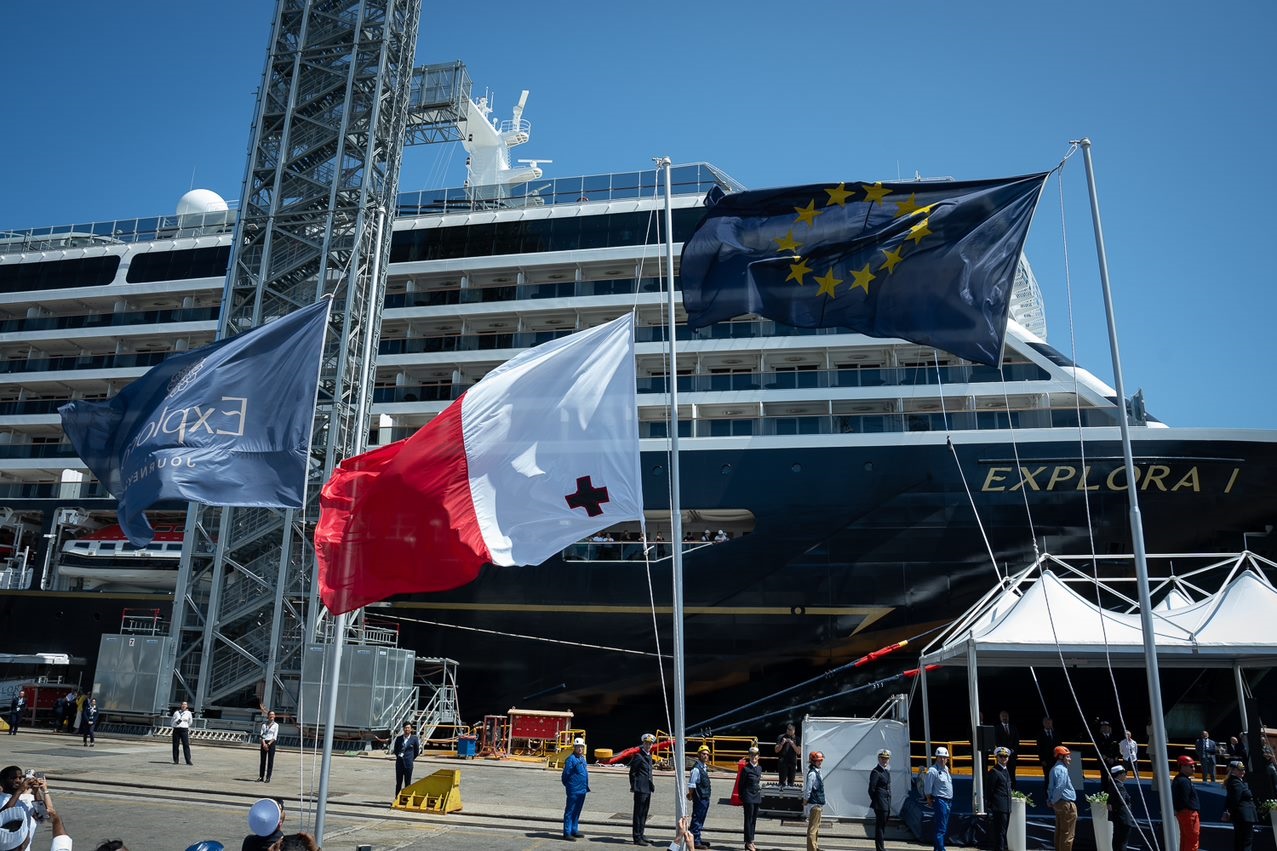 Explora Journeys recibe el barco de lujo Explora I, en el que se han invertido 500 millones de euros